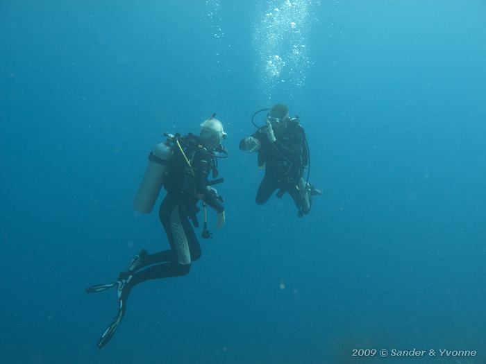 Hans and Henk, Jeff Davis Memorial, Bonaire