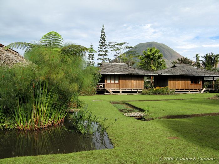 Huis onder de vulkaan, Ons huisje in Gardenia Country Inn